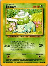 Pokémon Bisasam 44/102 Base Set 1995 Deutsch