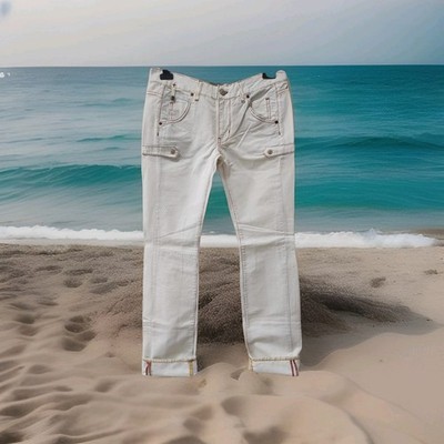 Zu Elements Herren Hose Farbe Weiß