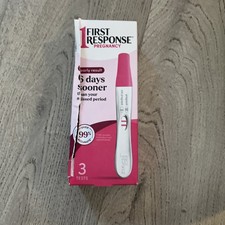 FIRST RESPONSE Early Result Pregnancy Test 3 Count Tests Exp. 6/27