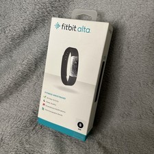 Fitbit Alta Wireless Activity Fitness Tracker Smart Black Wristband Small