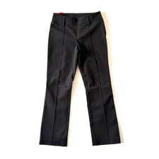 Prada Womens Black Straight Leg Trousers High Rise Tailored Pants W28 Italy