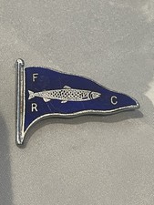 unknown yacht club F.R.C  Boatyard Norfolk ? burgee flag enamel pin badge brooch