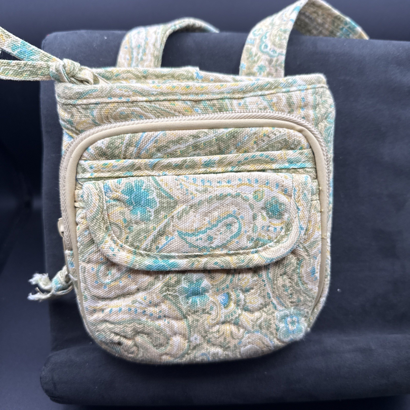 Vintage Pattern Donna Sharp Mini Hipster Crossbod… - image 1