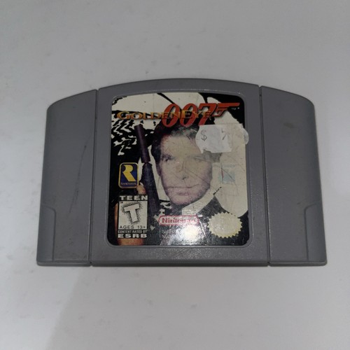 Goldeneye 007 James Bond - N64 Nintendo 64 - Authentic Tested - Label Worn