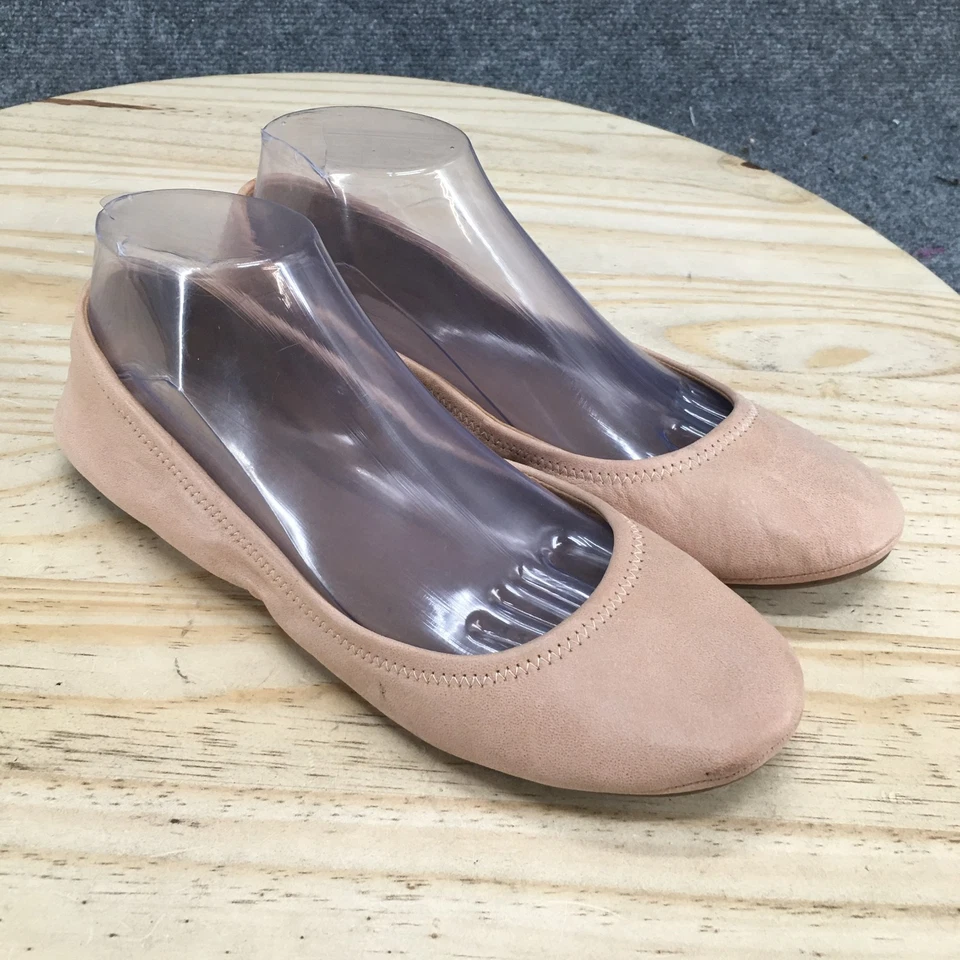 Lucky Brand Shoes Womens 9 M Emmie Casual Slip On Ballet Flats Pink Leather - image 3 of 4