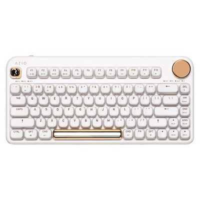 Azio IK103-US IZO Bluetooth Mechanical Keyboard Blue Switches (White Blossom)