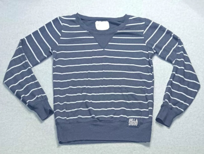 BillaBong Pullover Long Sleeve Sweatshirt Mens Size S Blue Front Pocket Sweater
