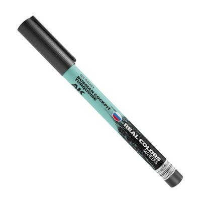 AK Interactive Real Colors Markers Russian Cockpit Turquoise RCM031