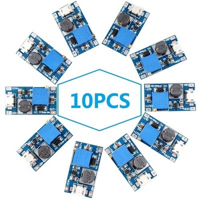 Eiechip MT3608 Boost Converter DC-DC Step Up Power Module with Micro USB Inpu...