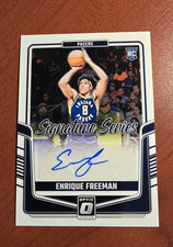 2024-25 Panini Optic Signature Series SS-FRE Enrique Freeman Autograph Pacers