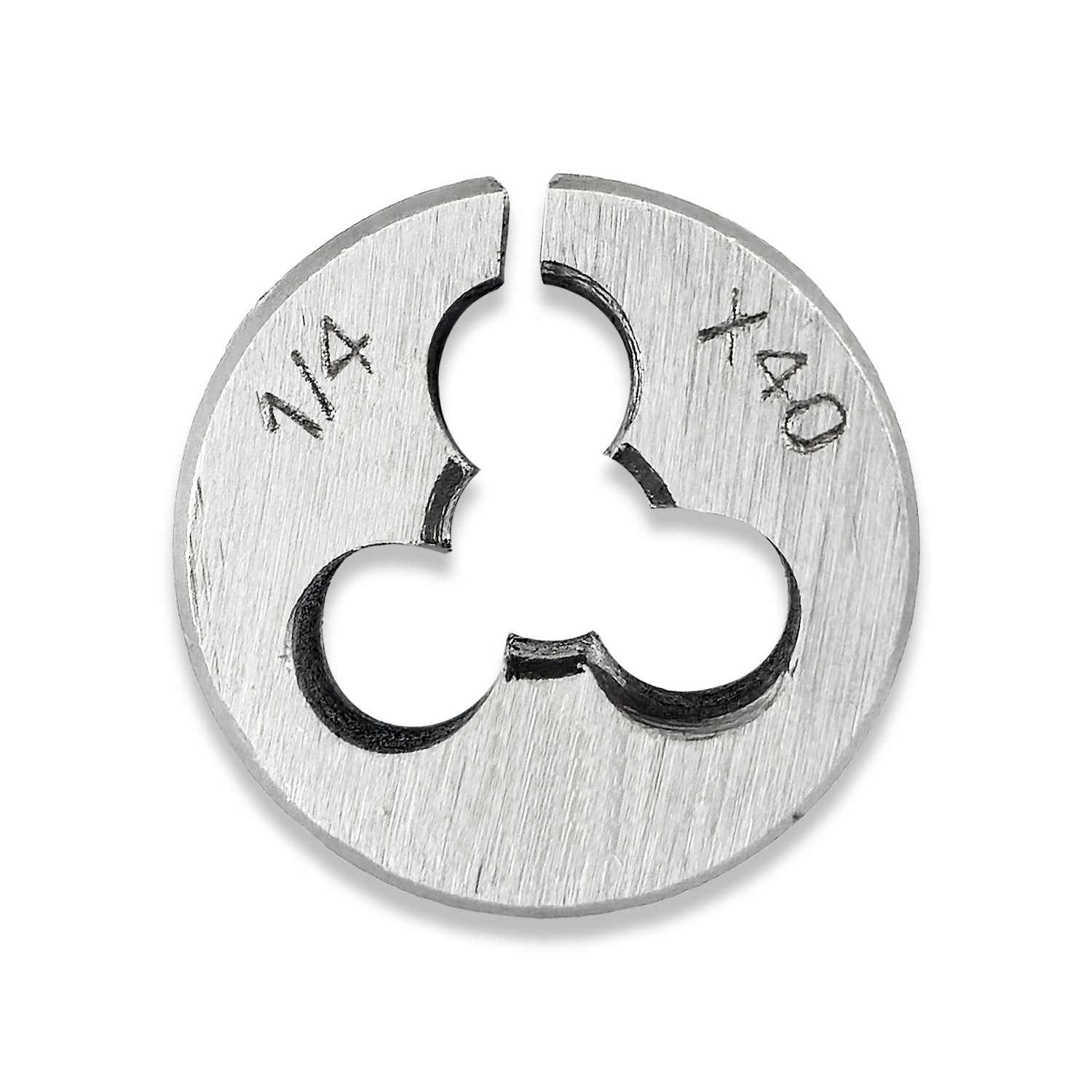 1/4 X 40 THREADING DIE SPLIT ROUND DIE 1/4"" X 40 TPI RDGTOOLS