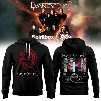 Evanescence US & UK 2026 World Tour Hoodie Unisex Full Size