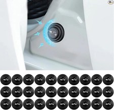 30PC Shock Absorbing Gasket, Protector Stickers, Collision Avoidance/Black Car