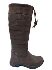 Horsemasters Leather-Lined Country Boots – Buff Nubuck, Waterproof, Durable