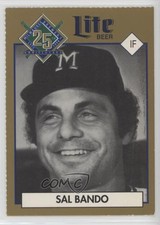 1994 Miller Brewing Milwaukee Brewers 25 Year Commemorative Sal Bando 0w6