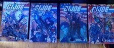 Set Of 4 G.I. Joe Graphic Novels From Marvel & IDW TPB Hama Grant 2002