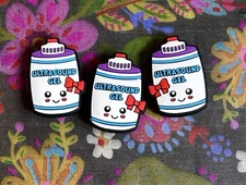 3 Pce Medical Theme Ultrasound Gel Silicone Focal Beads DIY Jewelry Pens+ NEW