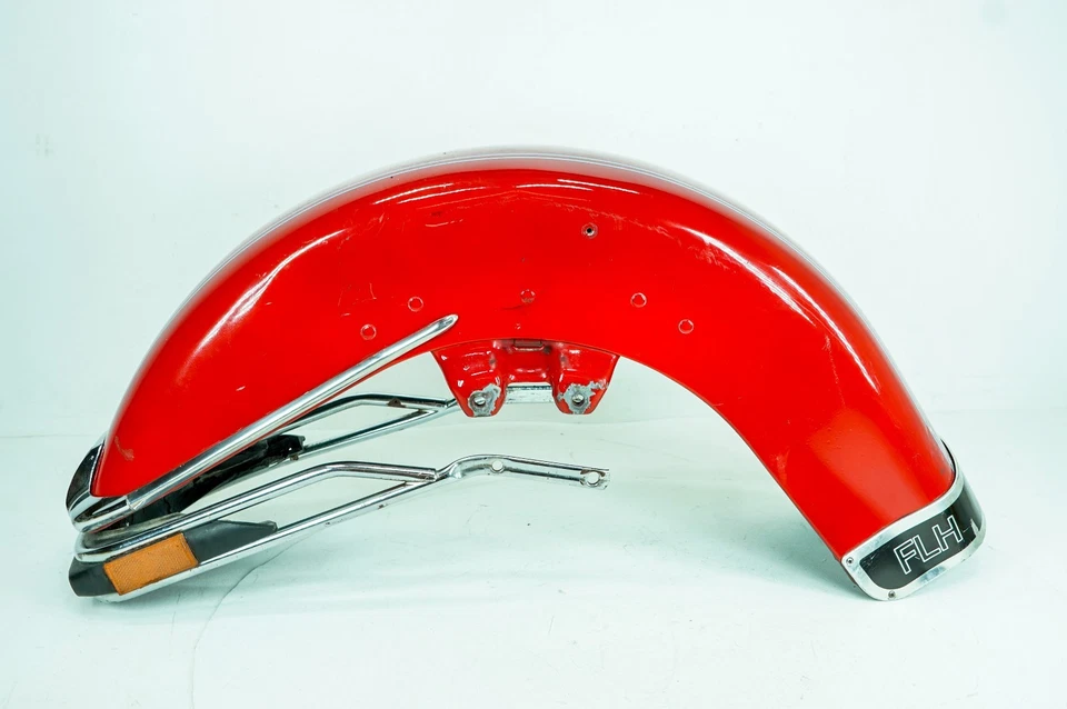 1980 Harley Electra Glide Touring FLHT OEM Front Wheel Fender & Bumper BENT 1353 - Image 4 of 4