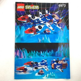 LEGO  Ice Planet 2002 Deep Freeze Defender 6973 Vintage 99.9% Complete w Manual