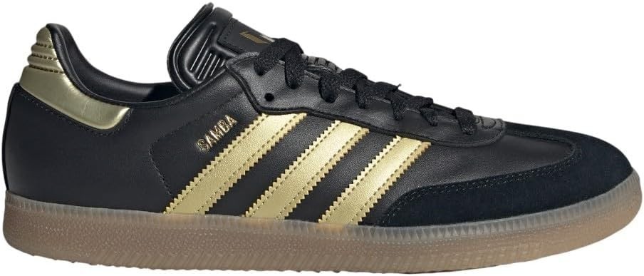 Adidas Lionel Messi X Samba Men's Size 10 Sneakers Black/Gold/Gum
