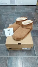 UGG Ultra Mini Boots Womens UK 5 Chestnut Sheepskin Slip-On Low Cut