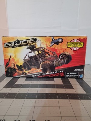 GI Joe Retaliation Ninja Commando 4 x 4 with Snake Eyes - ARAH - (New Open Box)