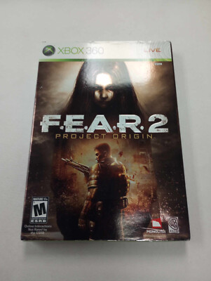 F.E.A.R. 2: Project Origin (Microsoft Xbox 360, 2009) New Sealed with Slip Cover
