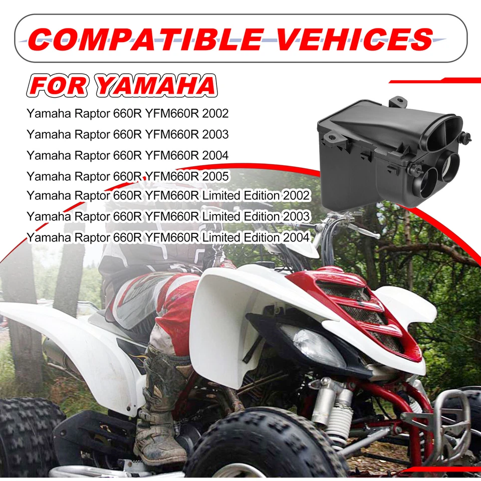 AIR BOX INTAKE LID SNORKEL HOUSING 660R FOR YAMAHA RAPTOR 660 LE 2002 2003-2005 - image 4 of 4