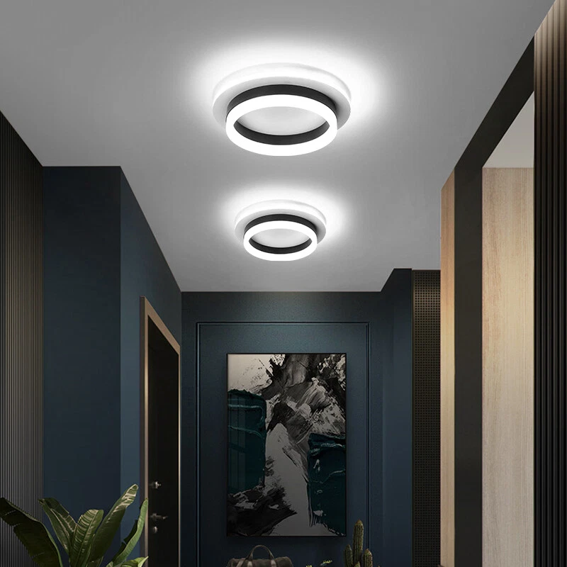 Round 12W LED Ceiling Light Fixture Indoor Recessed Lamp Kitchen