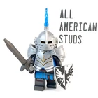 LEGO Castle Black Falcon Knight Minifigure D&D Medieval Paladin 10305 Armor