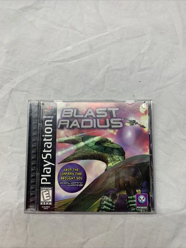 Blast Radius (Sony PlayStation 1, 1999) PS1  Complete in Box w/ Manual GAME