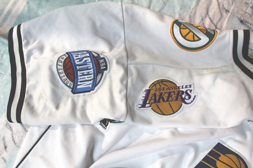 NWT VTG Majestic Jersey NBA Team Logo Patches Men XXL All Star Finish Line #9230 - Picture 11 of 12