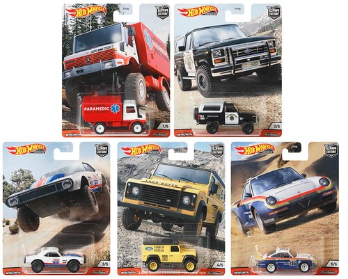 Wild Terrain Car Culture Set 5 Modellautos 1:64 Hot Wheels FPY86 - 979Q - Bild 1 von 2