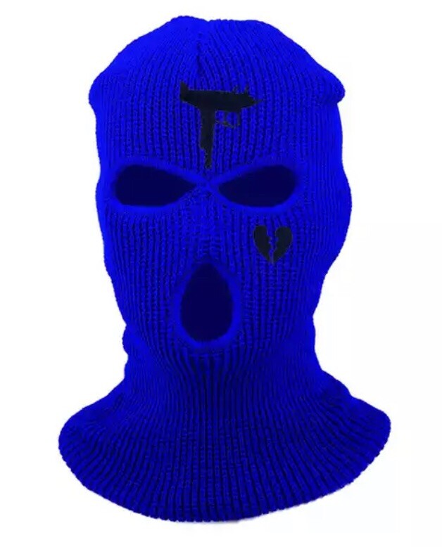 3 Hole Full Face Ski Mask Winter Balaclava Blue (Crips) | eBay display picture 1