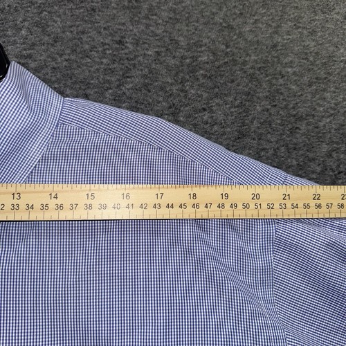 Vintage Polo Ralph Lauren Oxford Button Up Shirt Mens LT Blue Blake Cotton - Picture 6 of 10