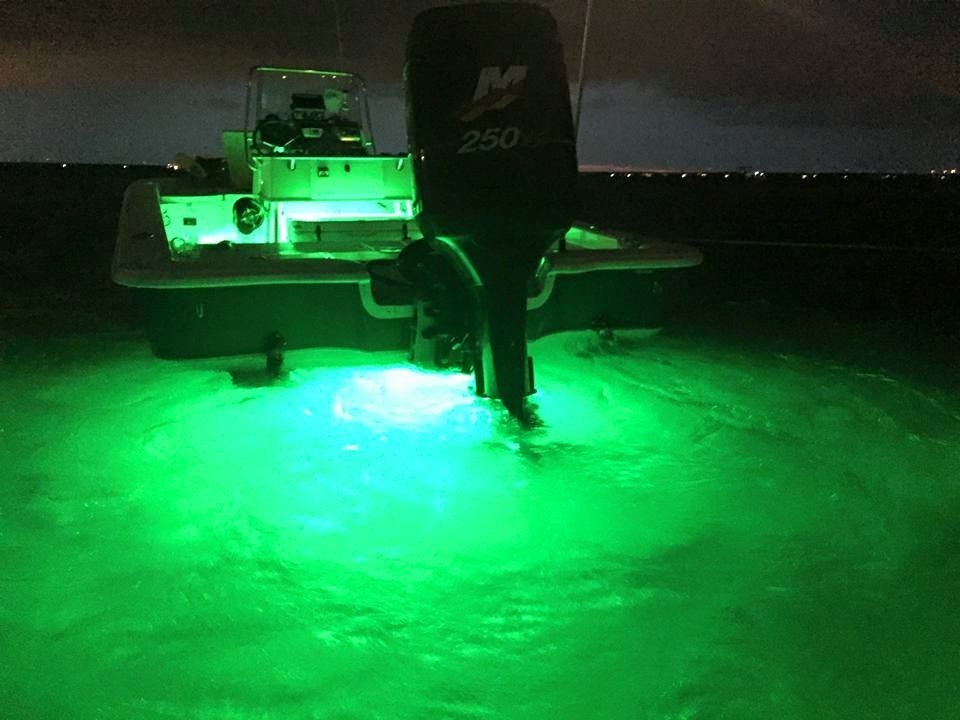 GREEN GP LED 1" RUBBER PLUG LIGHT 1200 LUMEN UNDERWATER BOAT - Foto 7