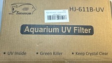 Aquarium Filter U-V for 20-75 Gallon Tanks, 212 GPH Fish Tank Filter 8W UV Light