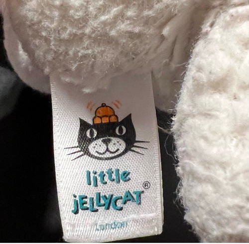 Jellycat Bashful Lamb Cream Lovey Stuffed Animal Holding Security Blanket - Picture 3 of 9
