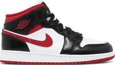  DJ4695-122 Grade School Air Jordan Retro 1 Mid GS 'Gym Red Black White'
