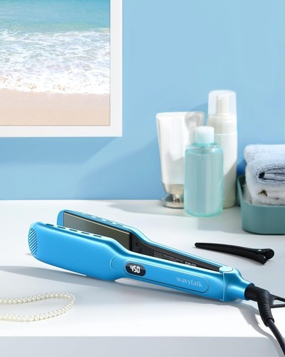 Planchas De Cabello Professional Nano Titanium Para Pelo 1.7" Placa Ancha Plana - Picture 2 of 8