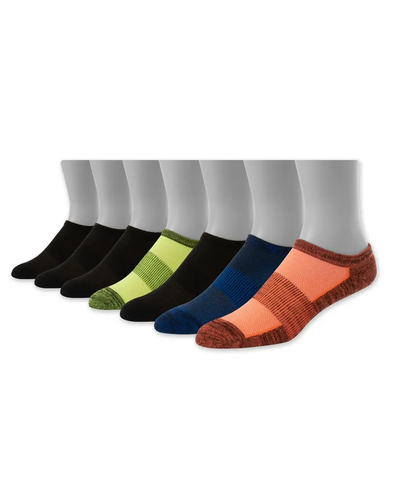 Hanes® Boy's NO SHOW socks 6 Pack " ARCH SUPPORT~X-TEMP~PERFORMANCE" - Picture 2 of 7