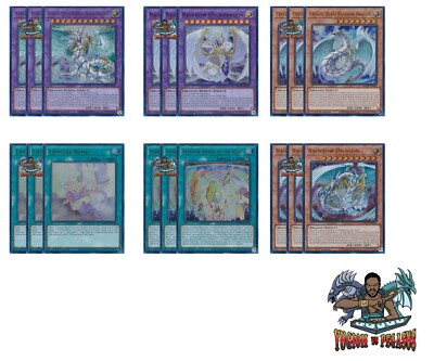 Yugioh! Crystal Beast Rainbow Dragon Crystal Bond Overdragon Deck SDCB 1st Ed NM