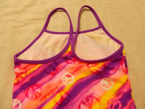 Op 1-Piece Girls Swim Suit Colorful Kids Beachwear - Picture 11 of 93