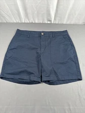 NWOT Chubbies The Armadas 7” Flat Front Shorts Navy Blue 35