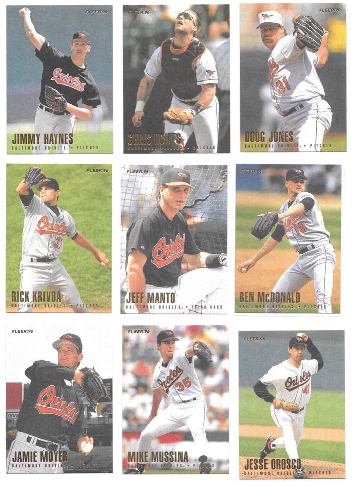 1996 Fleer Baseball Trading Cards / You Choose #s 1 - 250  / mb22 - Image 2 of 4