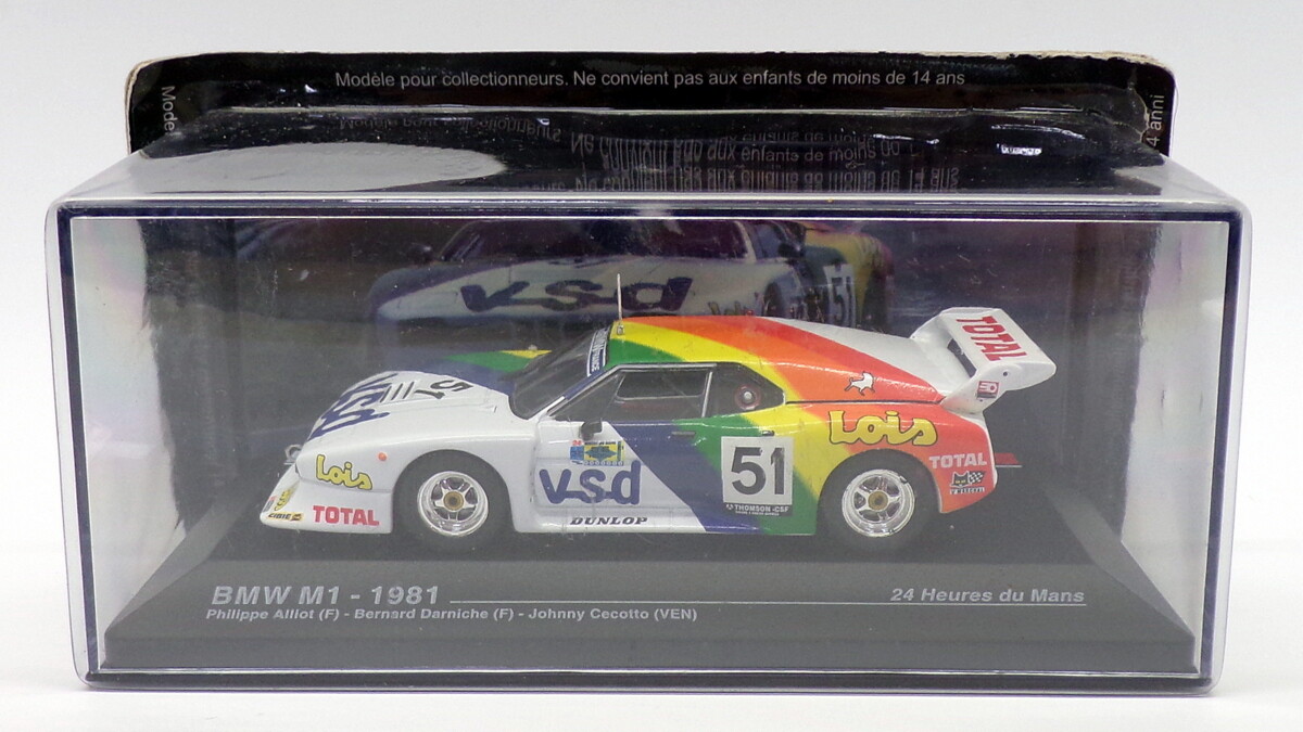 1/43 Bmw M1 24H Le Mans 1981 C. Danner - L. By Bayern P. Oberndorfer 71