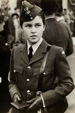 beautiful woman officer in military uniform WW2 Photo Glossy 4 6 in B004