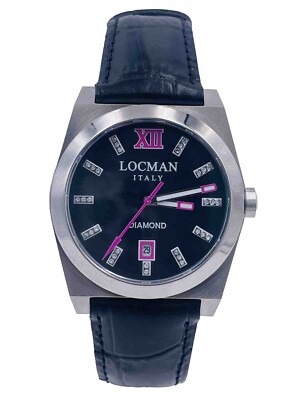 Locman Stealth Watch 203KDK/598 37Mm Unisex 32 Diamonds Discounted New