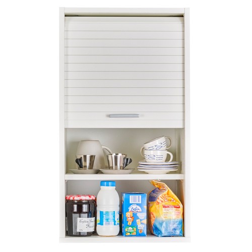 SIMMOB Küchenschrank Schrank Oberschrank Hängeschrank mit Rollladentür B 40 cm - Bild 5 von 18