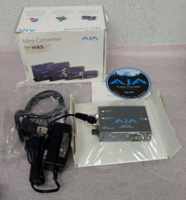 AJA HA5 HDMI to SD/HD-SDI Video and Audio Converter W/ Power